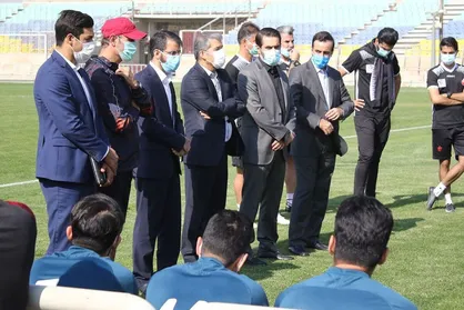 عکس| ملاقات مدیرعامل جدید پرسپولیس با بازیکنان