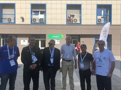 مسئولان کاروان ورزشی ایران با رئیس فدراسیون جهانی ورزش دانشگاهی دیدار کردند