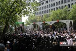 مراسم تشییع پیکر مطهر ۱۵۰ شهید دفاع مقدس در تهران