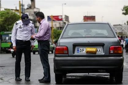 جریمه بیش از ۲۲۸۰۰۰ خودرو به دلیل مخدوشی پلاک در تهران