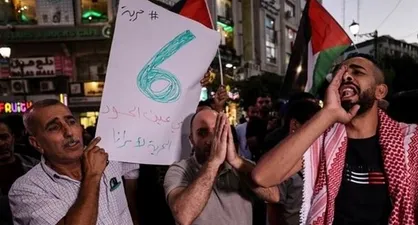 راهپیمایی گسترده فلسطینیان برای دومین روز متوالی در حمایت از اسرا