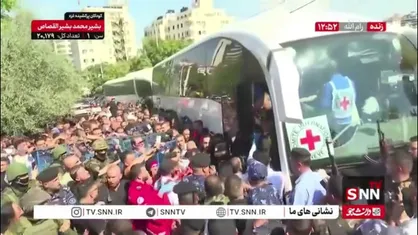 استقبال پرشور فلسطینی ها از اسرای آزاد شده