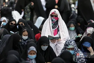 مراسم دعای عرفه در حرم مطهر رضوی