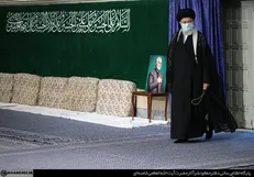 اولین شب مراسم عزاداری امام حسین (ع) با حضور رهبر انقلاب برگزار شد