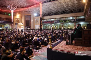 شب شهادت امام رضا(ع) در حرم حضرت معصومه(س)