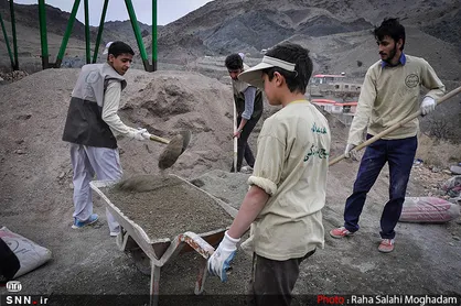 ۴۰ جهادگر اقلیدی در مناطق محروم خدمت رسانی کردند