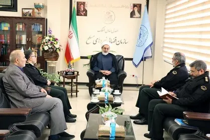 دیدار فرمانده انتظامی تهران با رئیس سازمان قضایی نیرو&zwnj;های مسلح
