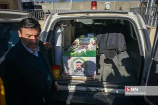 تشییع پیکر شهید پلیس افتخاری «محمود هوشمندی» در شیراز