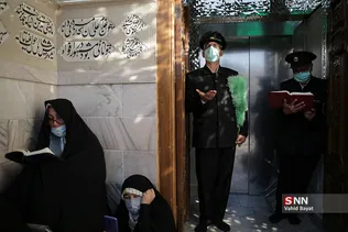 مراسم دعای عرفه در حرم مطهر رضوی