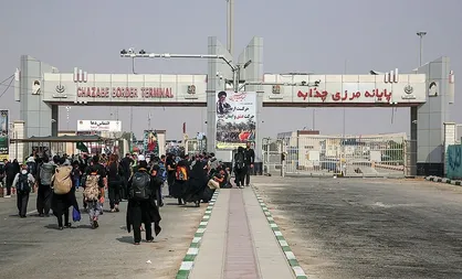 اتباع کشورهای آذربایجان، تاجیکستان، پاکستان و افغانستان از مرز چذابه تردد می&zwnj;کنند