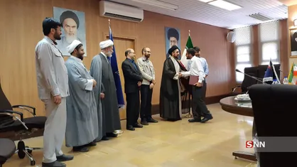 مراسم تکریم و معارفه مسئول بسیج دانشجویی دانشگاه فردوسی مشهد برگزار شد + تصاویر