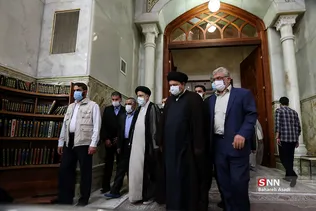 تجدید میثاق ابراهیم رئیسی با امام خمینی (ره) و شهدا