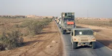 دو کاروان آمریکا در عراق هدف قرار گرفت
