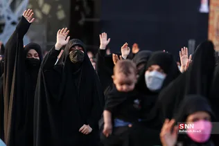 خیمه سوزان عصر عاشورا در میدان امام حسین