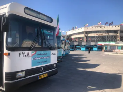 افزوده شدن ۲۵ دستگاه اتوبوس جدید به ناوگان مسافری مشهد