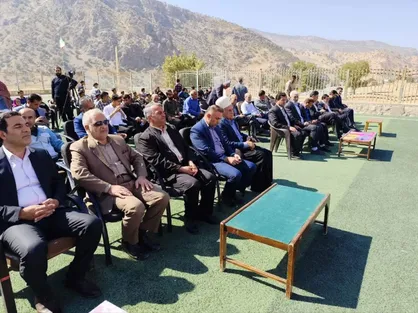 کلنگ&zwnj;زنی مدرسه ۴ کلاسه در روستای سرقلعه لردگان