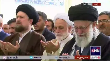 اشک&zwnj;های رهبر انقلاب در قنوت نماز عید فطر