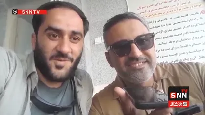 قهرمانان بندر شهید رجایی، پس از نبرد با آتش، به عشق دخترانشان سلام گفتند + فیلم
