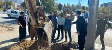 قطع و شناسایی ۱۳ فقره انشعاب غیرمجاز آب در حوالی میدان نبوت شهر ایلام