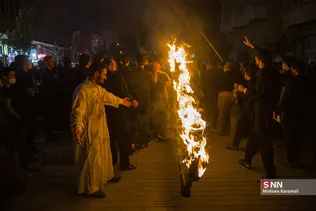 مراسم مشعل گردانی در قم
