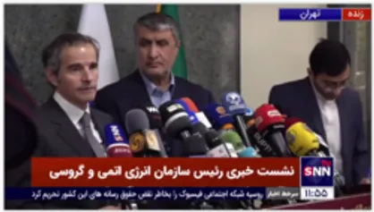 شوخی گروسی با خبرنگاران در هنگام تلفظ کلمه &laquo;برجام&raquo;؛ دارم یک مقدار فارسی یاد می&zwnj;گیرم