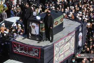 تشییع پیکر آیت‌الله صافی گلپایگانی(ره) 