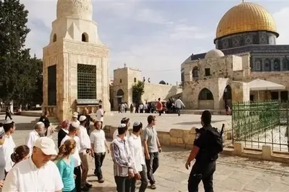 تعرض بیش از 34 هزار صهیونیست به &laquo;مسجد الاقصی&raquo; در سال 2021