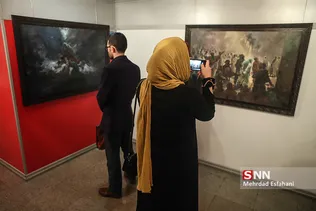 مراسم رونمایی از آثار علی بحرینی