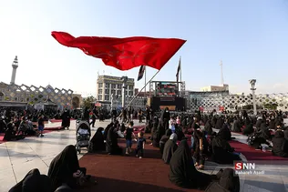 خیمه سوزان عصر عاشورا در میدان امام حسین