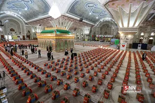 مرحله دوم رزمایش مومنانه در حرم امام خمینی (ره)