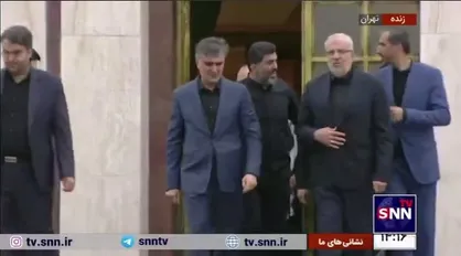 استقبال وزرا و مقامات از پیکر شهدای خدمت در فرودگاه مهرآباد تهران