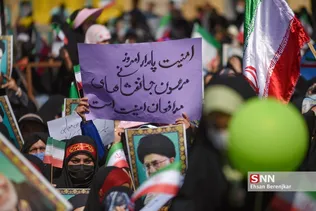 راهپیمایی بانوان فاطمی در شیراز