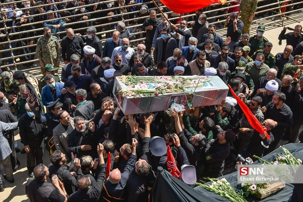 تشییع و خاکسپاری «شهید عبدالله اسکندری» در شیراز
