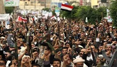 یمنی‌ها در حمایت از مردم فلسطین تظاهرات کردند