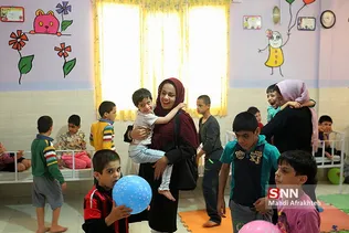 بازدید دانشجویان دانشگاه علامه طباطبایی از مرکز توانبخشی معلولین