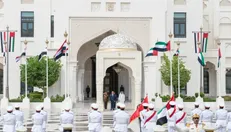 دیدار رئیس‌جمهور عراق با، ولی عهد ابوظبی