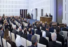سخنرانی بشار اسد نوید بخش پیروزی و تغییرات بزرگ