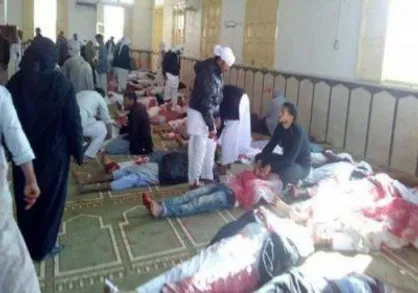 افزایش شمار کشته&zwnj;های حمله به مسجد &laquo;العریش&raquo; مصر به ۲۳۵ تن