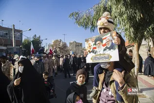 تشییع پیکر شهدا در قم
