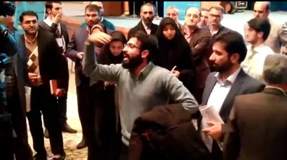 دانشجوی عدالتخواه قزوینی به لغو همایش مردمی هفت&zwnj;سنگان اعتراض کرد + فیلم