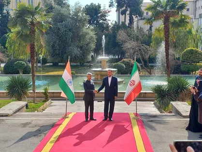 استقبال امیرعبداللهیان از وزیر امور خارجه هند