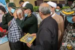 وداع با شهید مصطفی نامور در صبحگاه مشترک نیروهای مسلح قم
