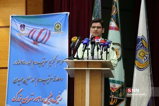 مراسم تکریم و معارفه رئیس پلیس راهور تهران بزرگ