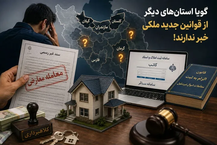 زنگ خطر کلاهبرداری‌های ملکی در سایه نا آگاهی / وقتی قانون به استان‌ها نرسیده