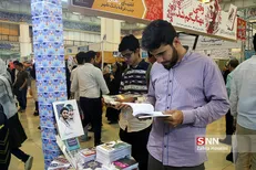 غرفه انتشارات سازمان بسیج دانشجویی کشور در نمایشگاه بین‌المللی کتاب پذیرای علاقه‌مندان است