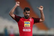 گل اول پرسپولیس به نساجی توسط حسین کنعانی زادگان + فیلم
