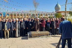 پیکر استاندار اسبق فارس در حرم مطهر شاهچراغ (ع) آرام گرفت