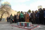 آیین تشییع و تدفین شهید گمنام در دانشگاه خوارزمی