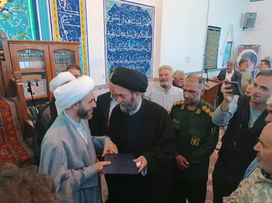 نخستین امام جمعه بخش هیر با حضور آیت‌الله عاملی معارفه شد