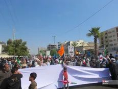 راهپیمایی مردم بندرعباس در محکومیت حادثه تروریستی حرم شاهچراغ+تصاویر